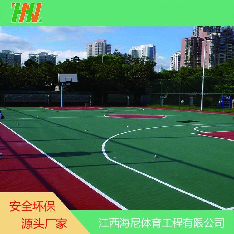 丙烯酸球場運動跑道施工 附著力強 剝離強度高 不易分層 透氣性好